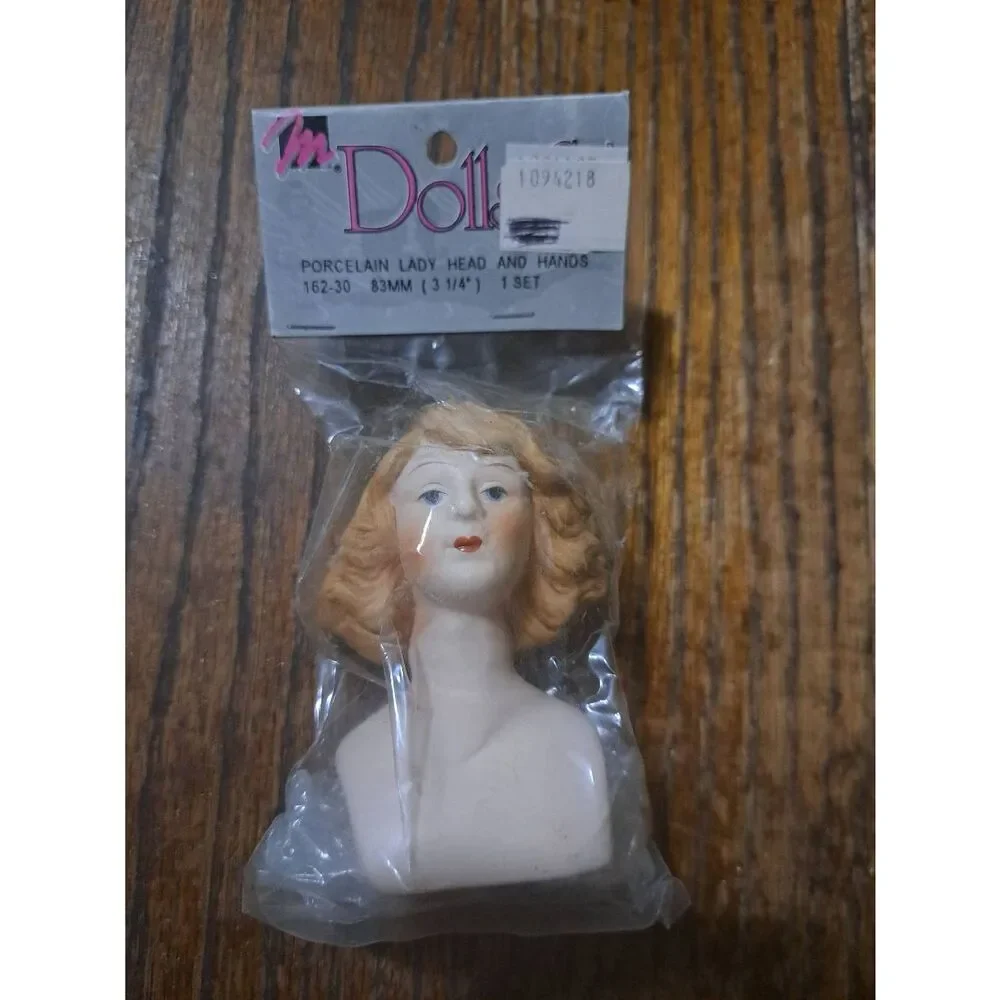 Vintage New Mangelsens Dolls+ Porcelain Lady Doll Head and Hands Set